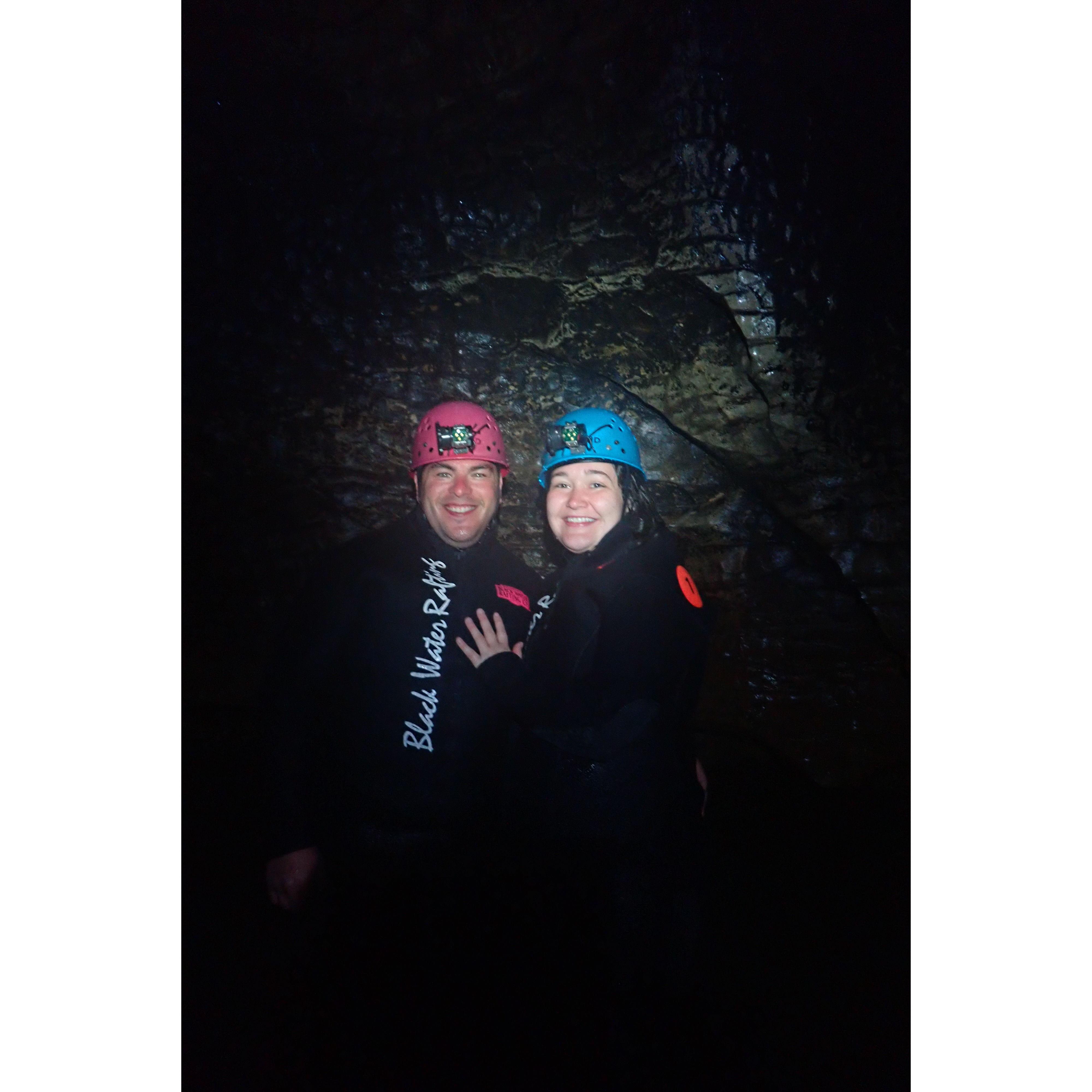 Searching for glow worms!