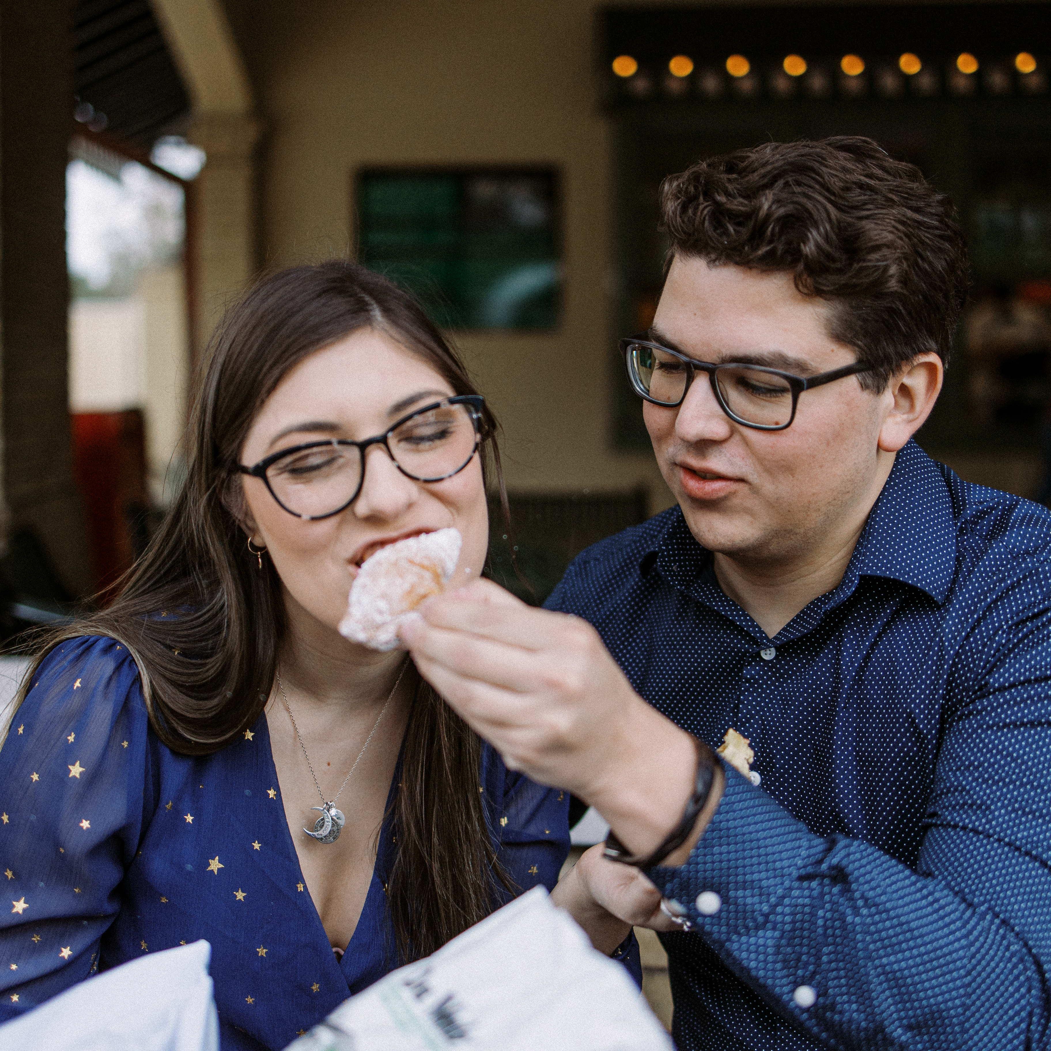 Michael took me to Cafe du Monde for the first time ever while I visited him once in New Orleans. Since then, it quickly became a favorite of mine.