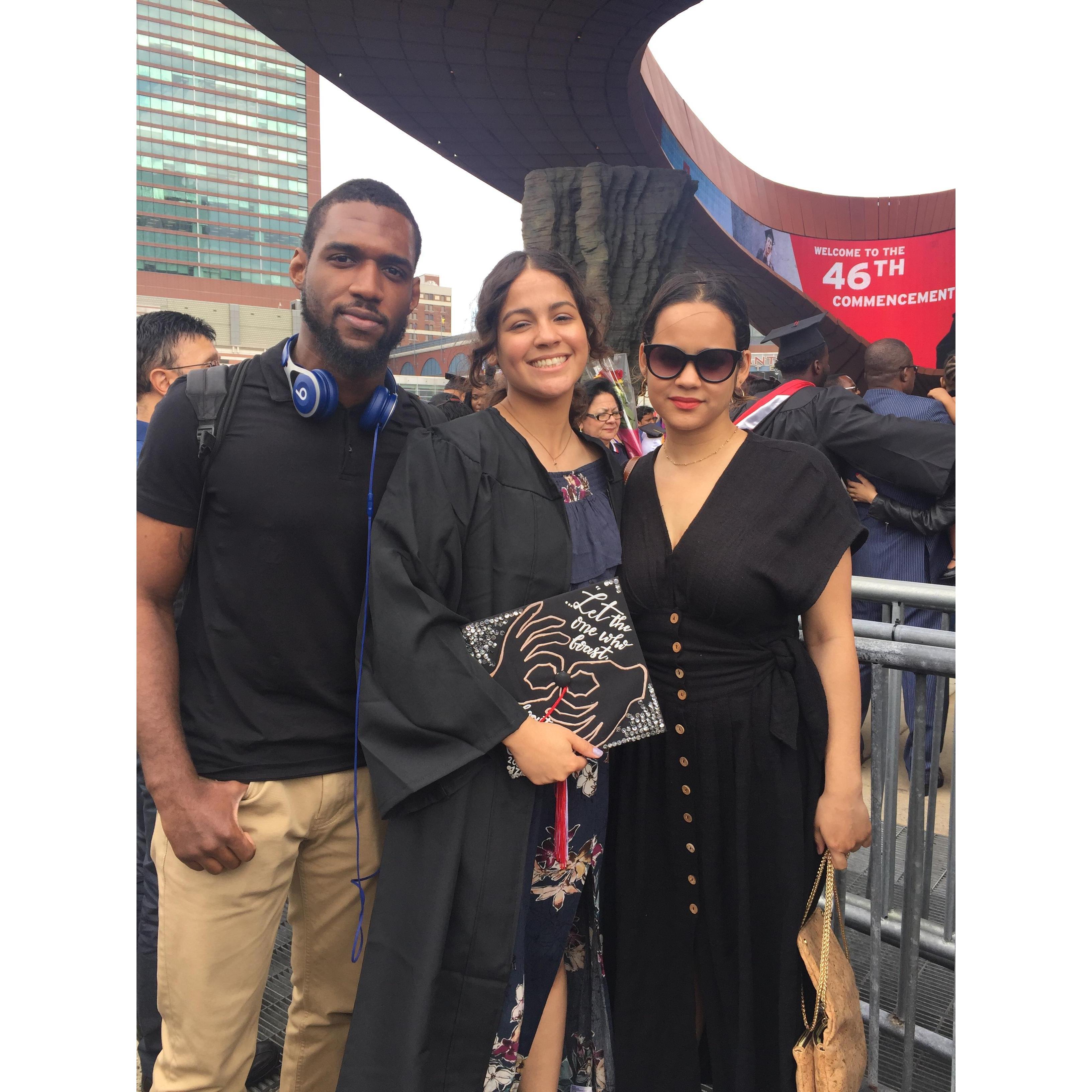 My graduation day! College Graduate!