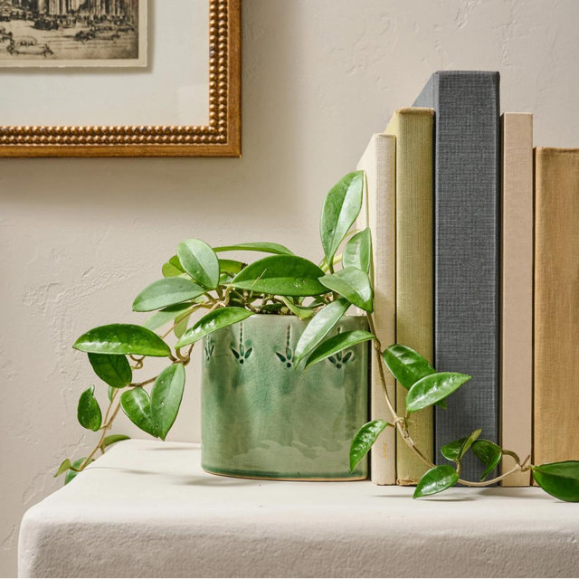 Floral Debossed Bookends