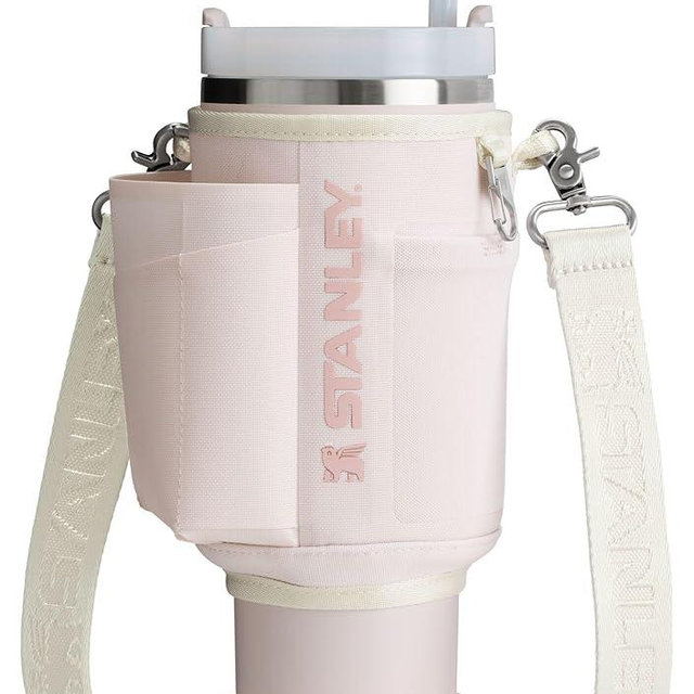 Stanley All Day Quencher Carry All for 40 oz Tumbler with Handle | Crossbody Bag with Phone Holder Pocket, Card Sleeve & Detachable Strap | Water Bottle Carrier Bag | BPA-Free |