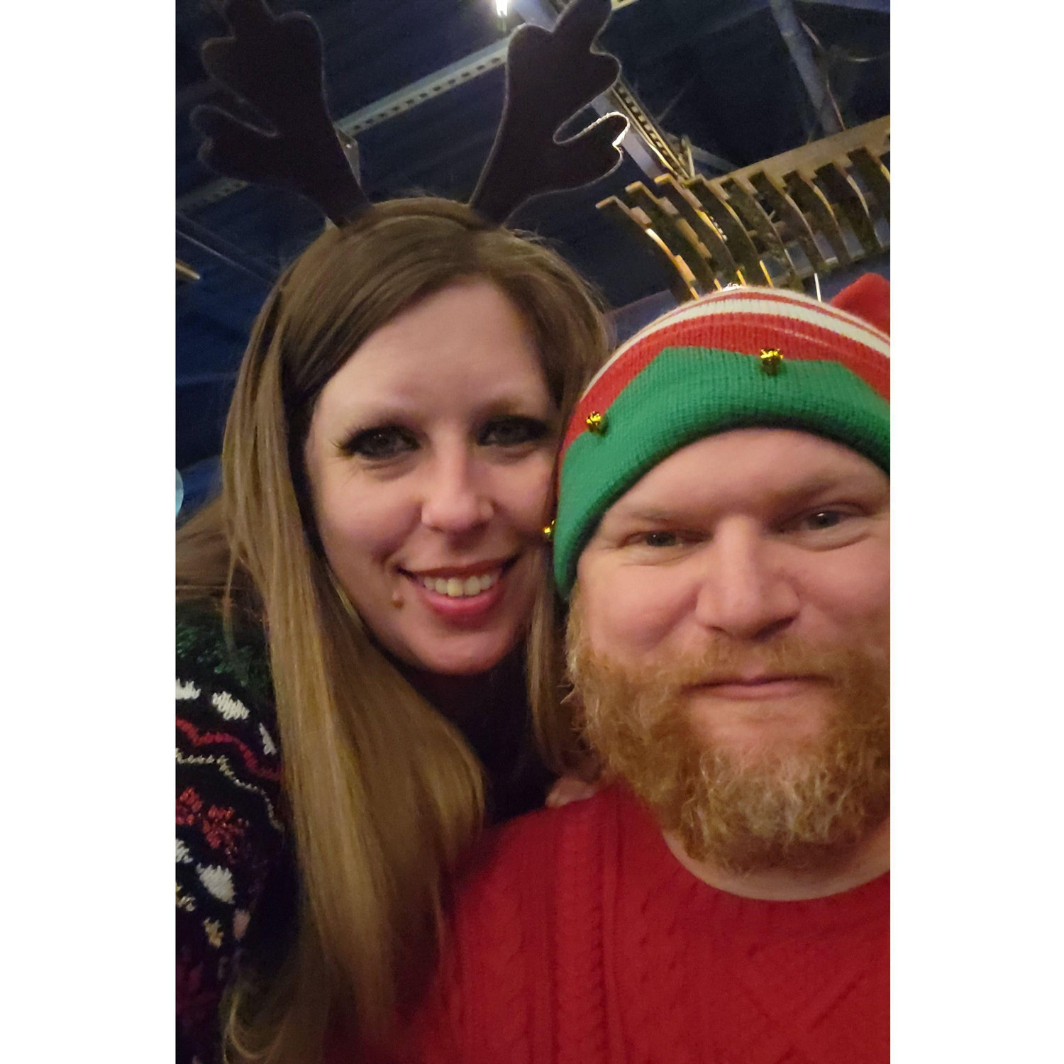 Festive for Bryant's work holiday party.