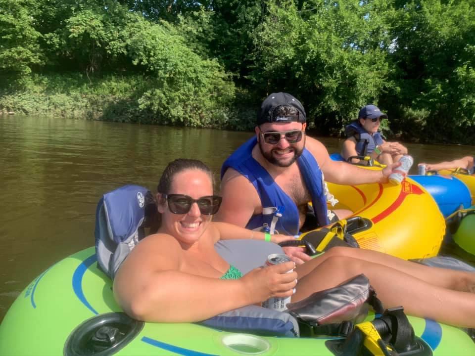 Tubing down the Delaware River!