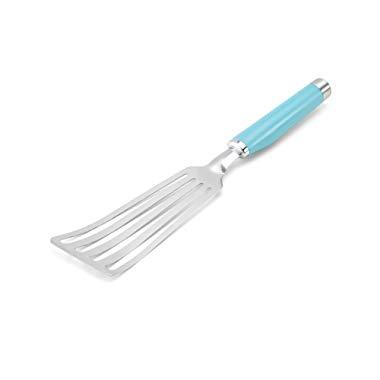 KitchenAid KO024OHAQA Gourmet Stainless Steel Flex Turner, One Size, Aqua Sky