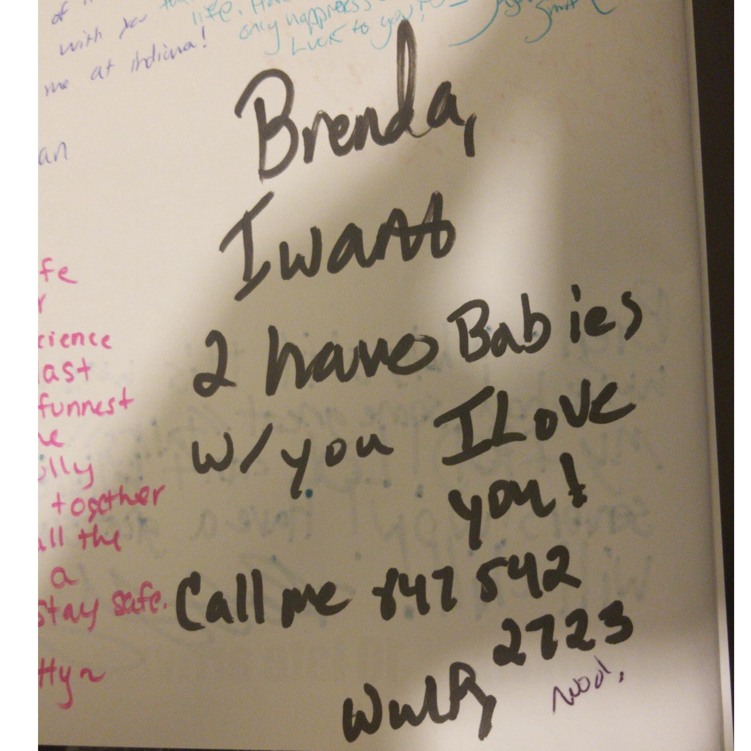 2006 yearbook.... Brenda called him in 2019 after their first date :)