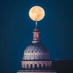 Solar Eclipse Over Austin on Monday, April 8th