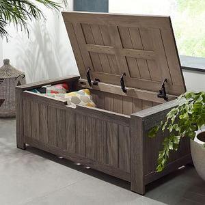 Portside Outdoor Storage Trunk - Weathered Gray