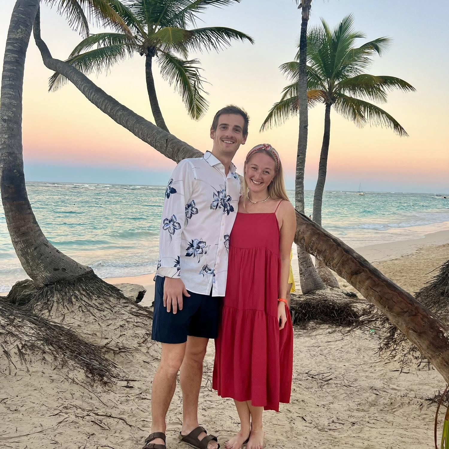 We are so lucky to have families who love to travel! This was in Punta Cana, DR with Sydney’s family.