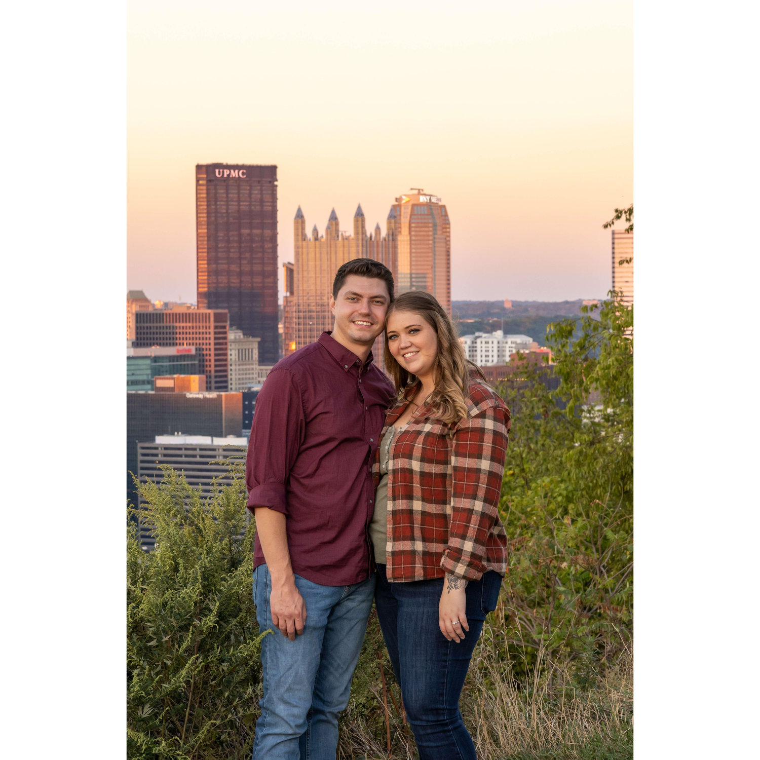 Engagement Photo on Mt. Washington
