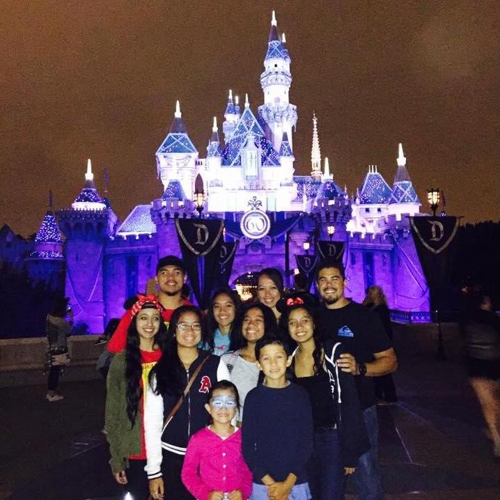 Our first trip together in 2015. It was the first time Pulama's kids ever been to Disneyland.  Look at how young they all look!!!