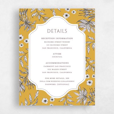 Mustard, Yellow Wedding Enclosure - Brenton