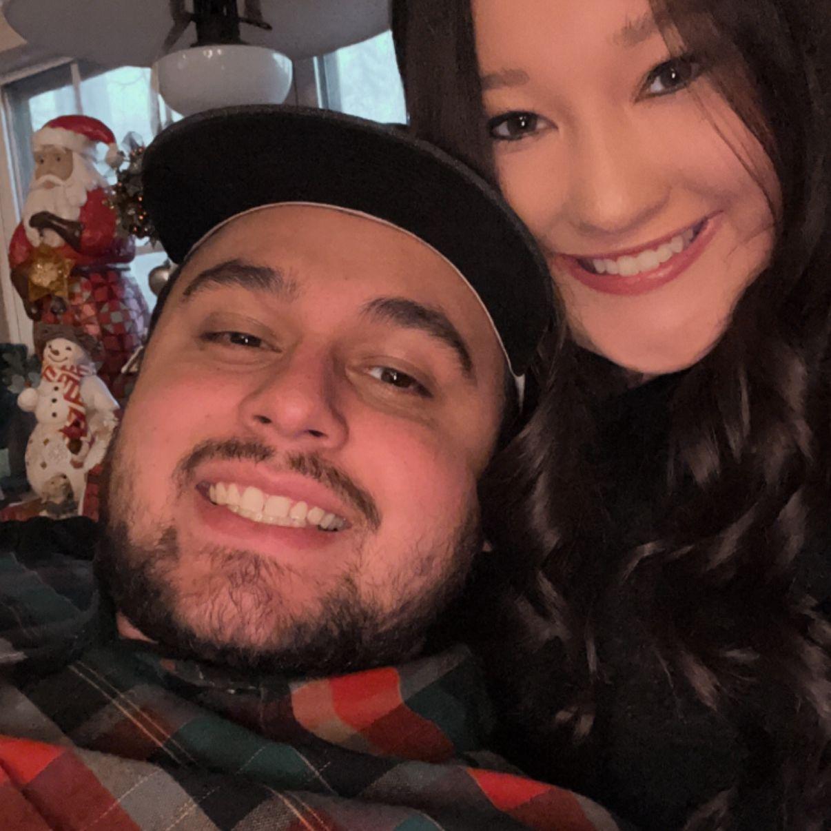 Cutie little selfie at Christmas