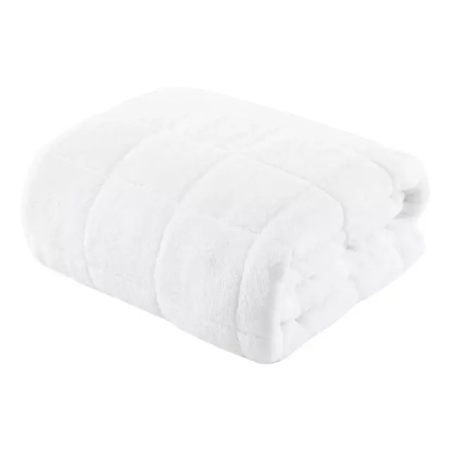 Sherpa 12 lb. Weighted Blanket in White/Natural