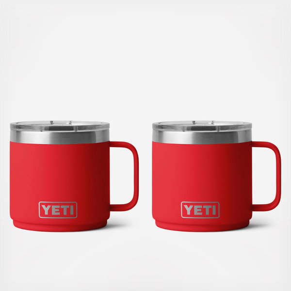 YETI, Rambler 14 oz. Stackable Mug with Magslider Lid, Set of 2 | Zola