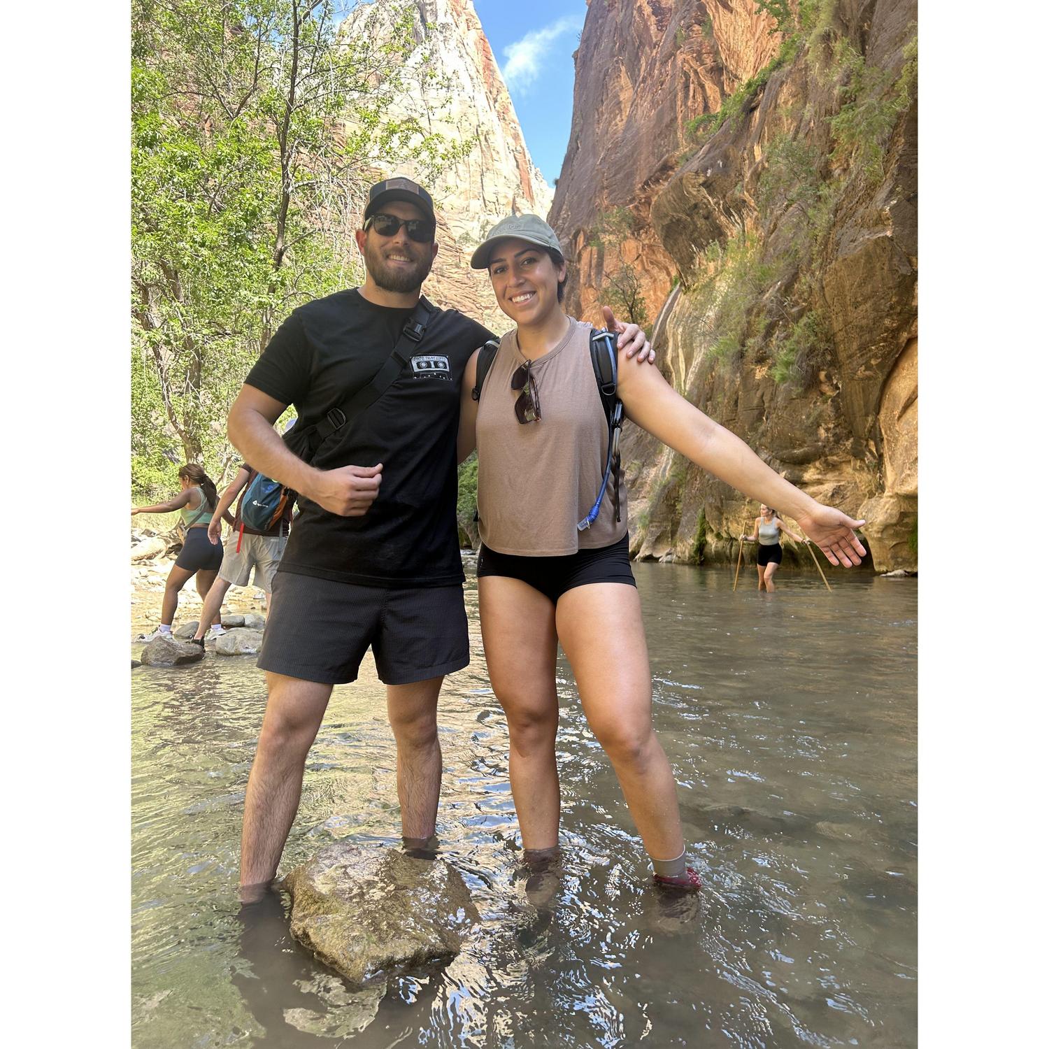 The Narrows in Zion National Park