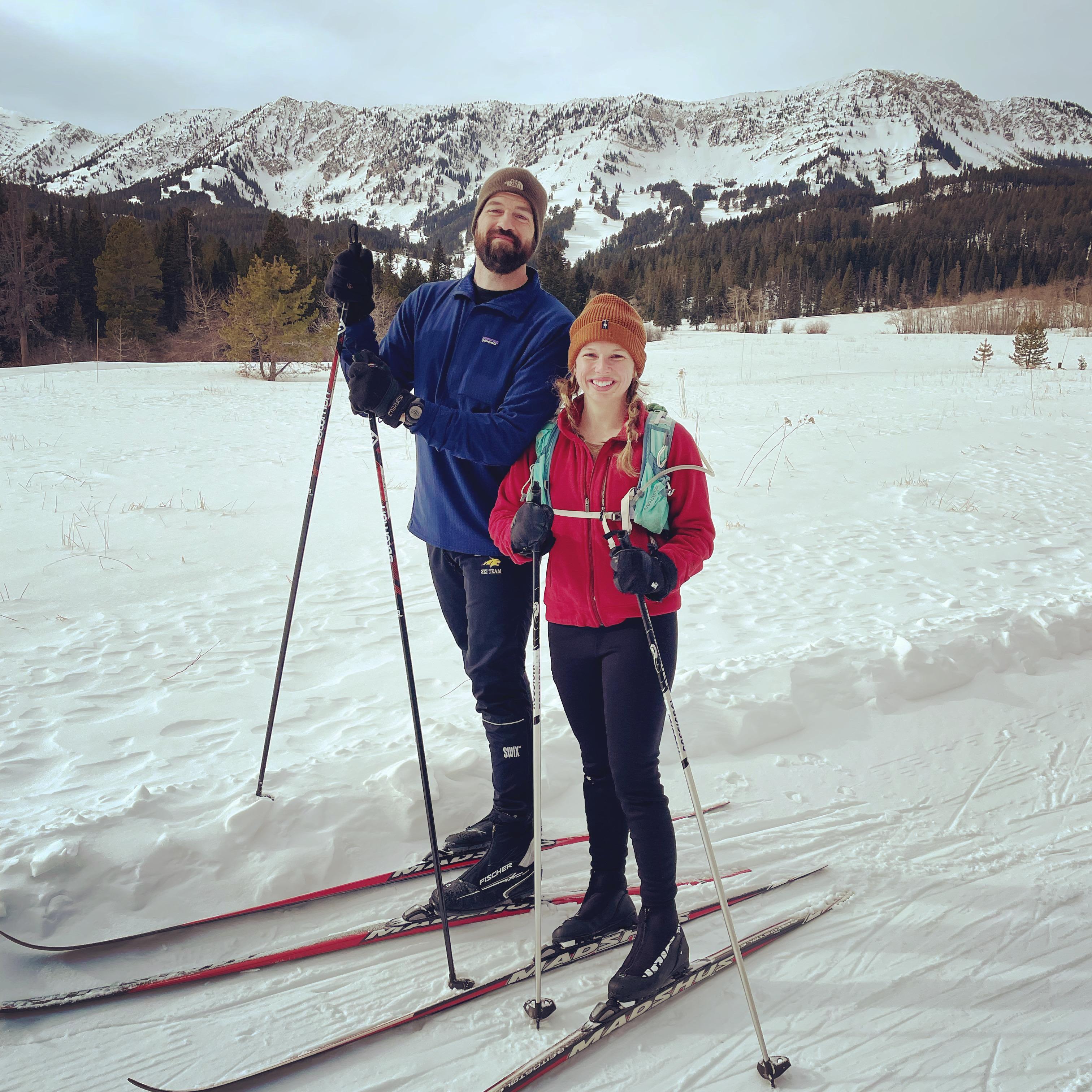 We may not be the best cross country skiers but we  have a good time laughing at one another!