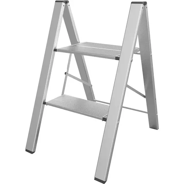 2-Step Aluminum Ultra Slim Folding Utility Step Stool