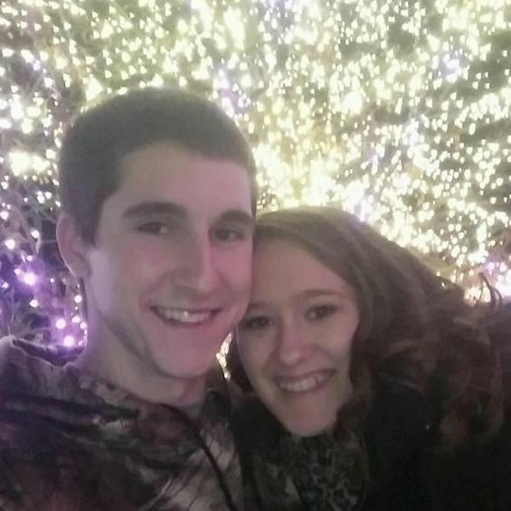 Our first date. December 2014