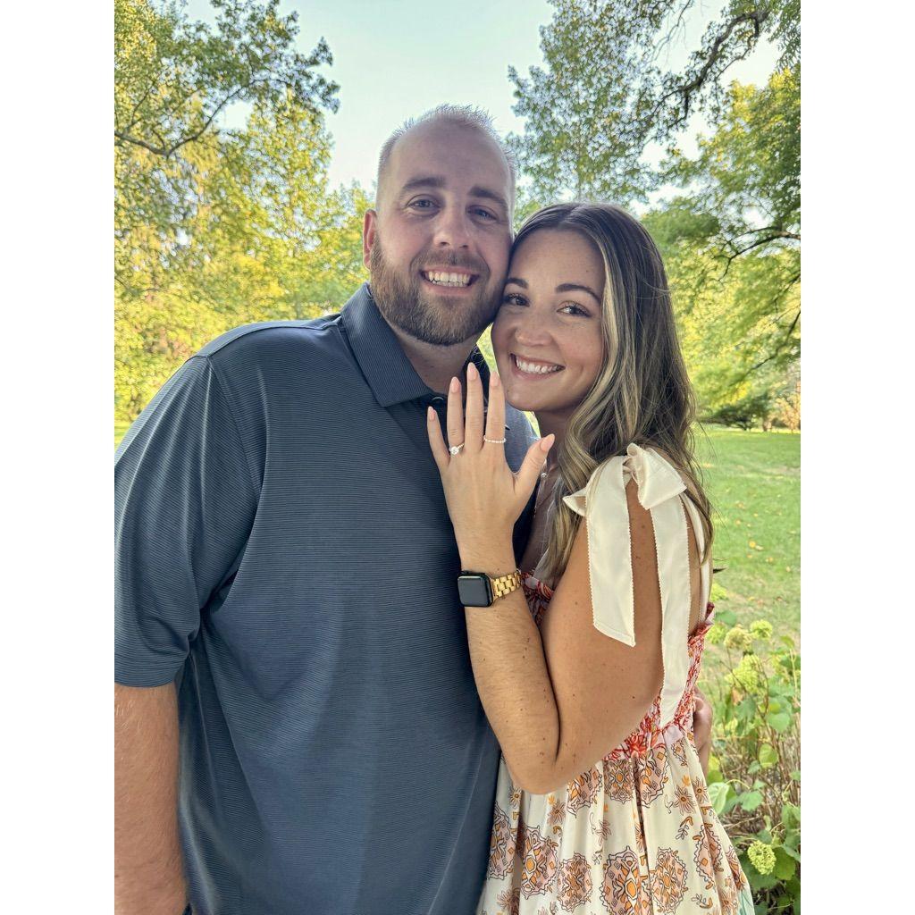 The day he asked, and I said YES!