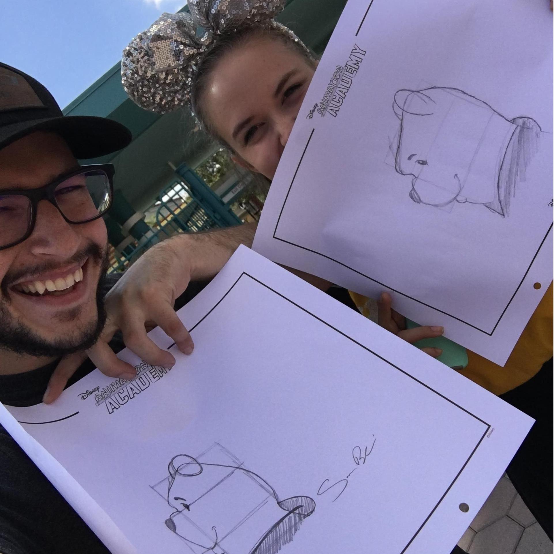 We drew Pooh!