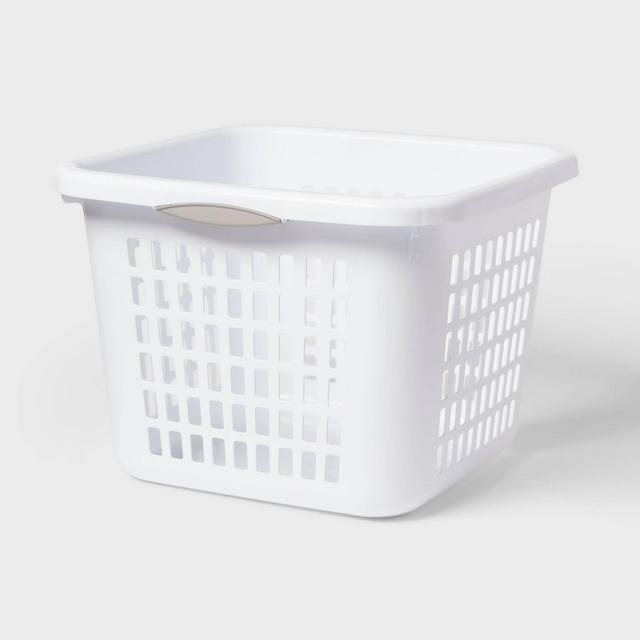 1.5bu Plastic Square Laundry Basket - Brightroom™