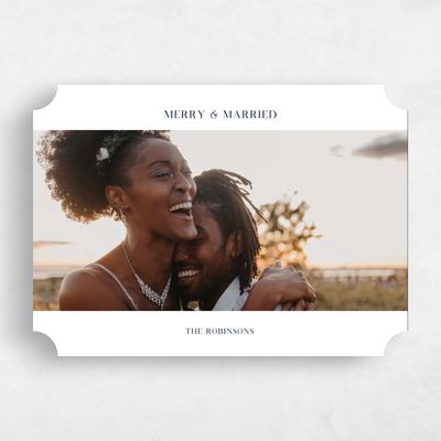 White Ticket Holiday Card - Portside