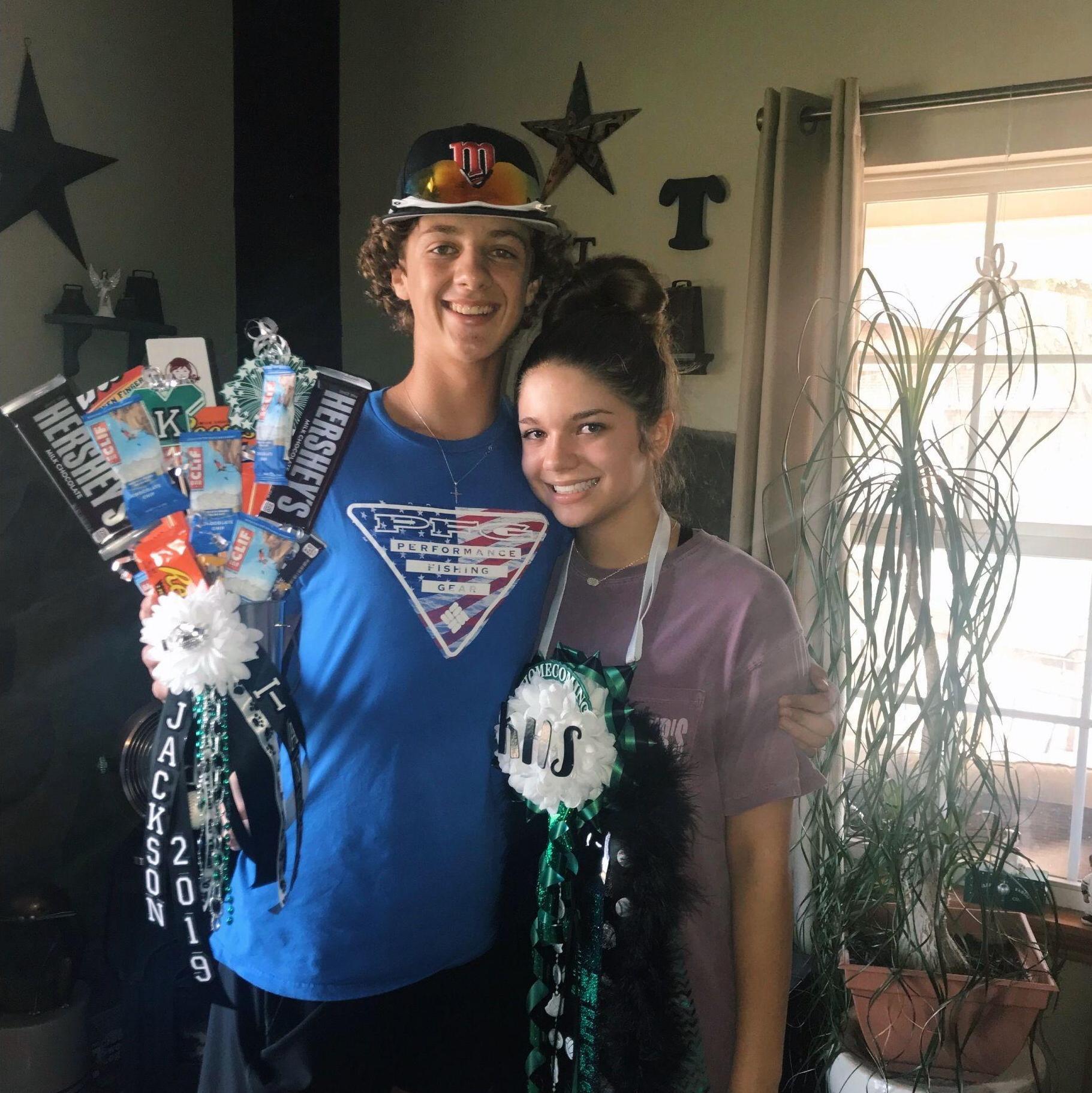 Junior & sophomore homecoming! First "I love you" & kiss!