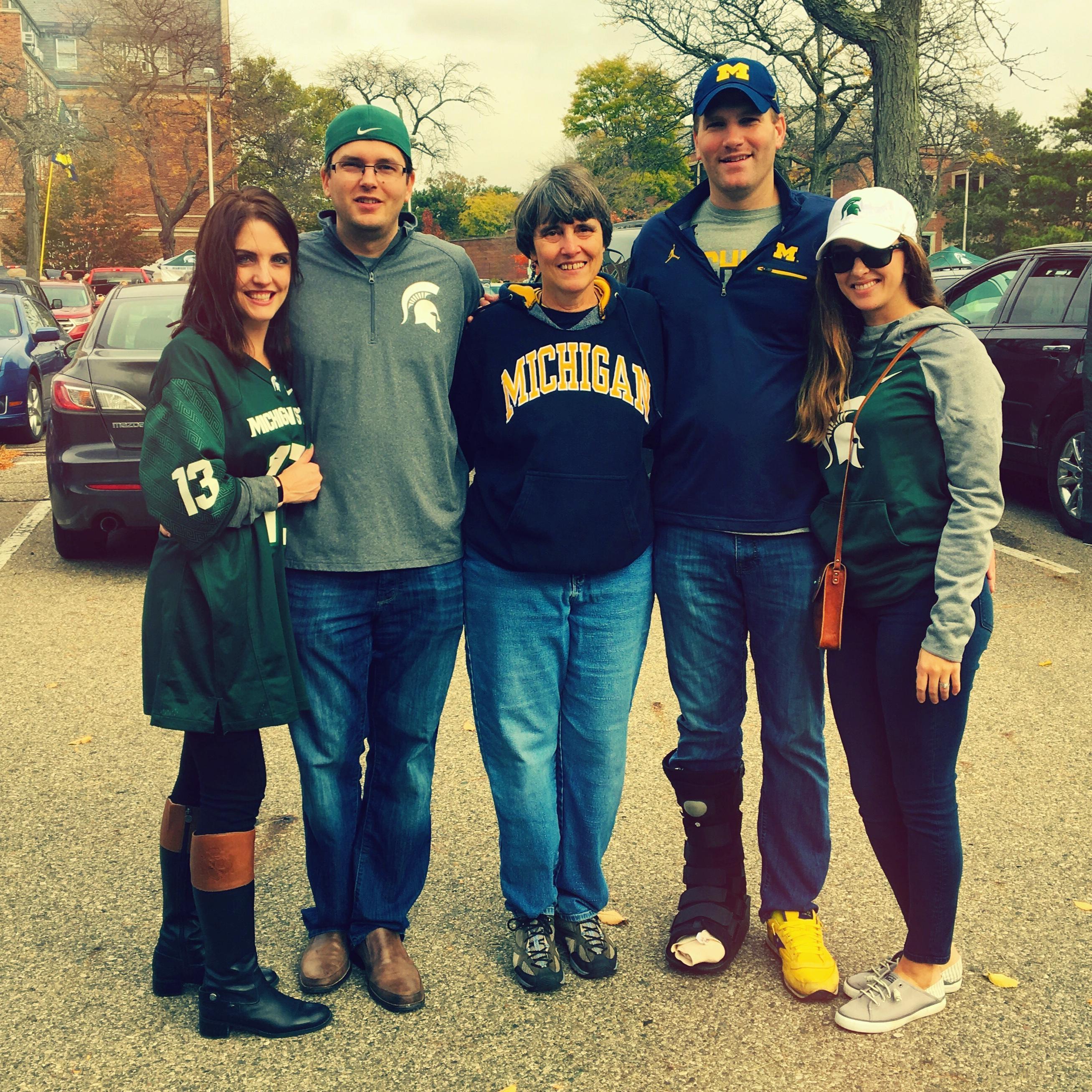 Maria's first MSU Tailgate