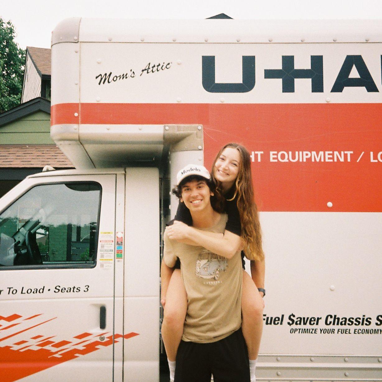 Move in day! The couple has lived together since mid-year 2023.