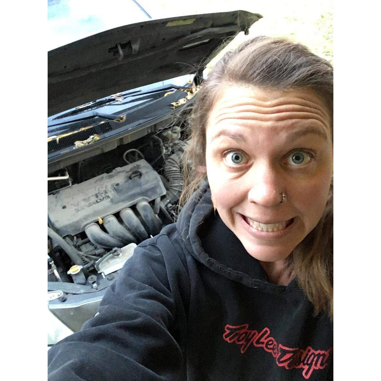 Changing my starter out...Hollis was my cheerleader.  :)
