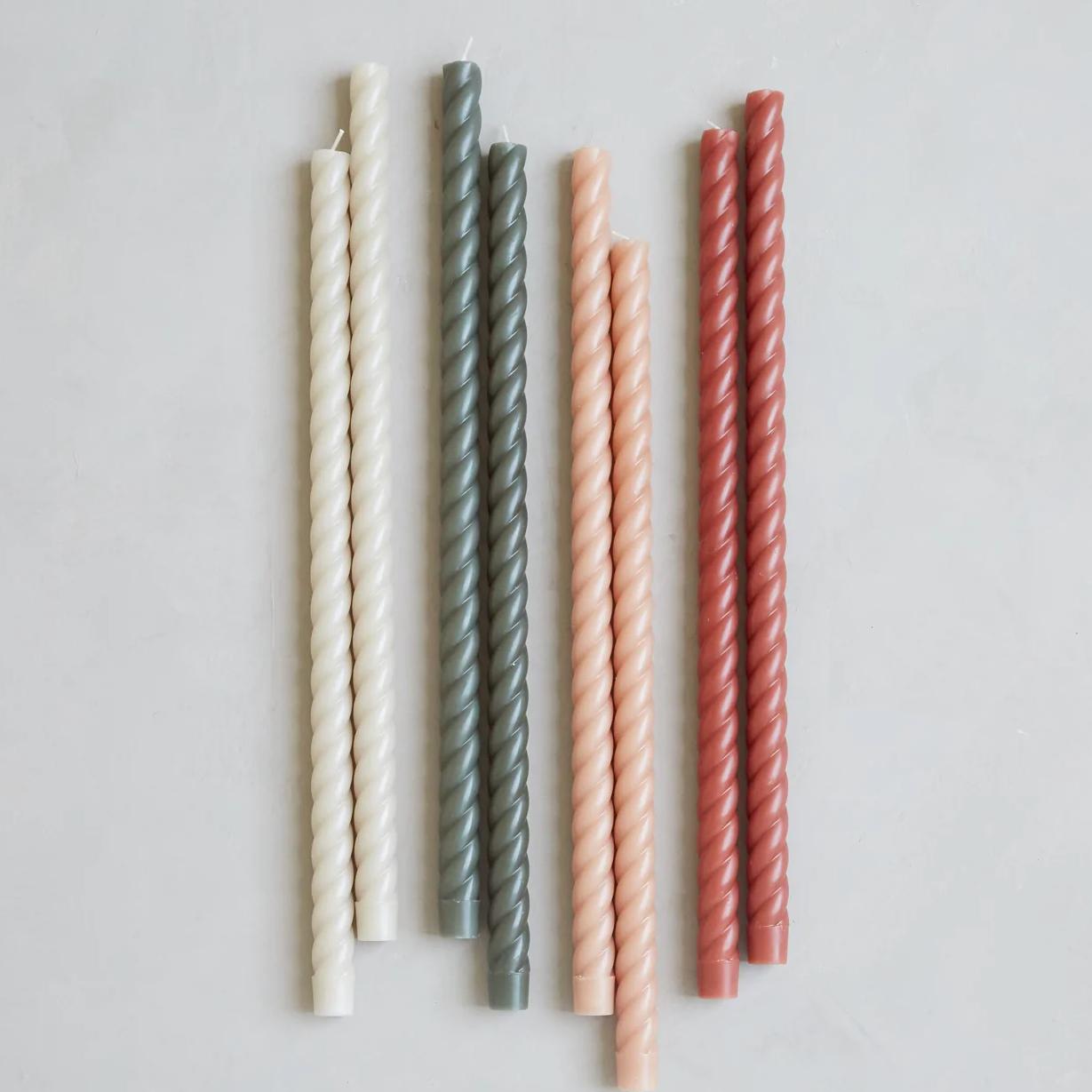 The Floral Society 18" Fancy Taper Candles