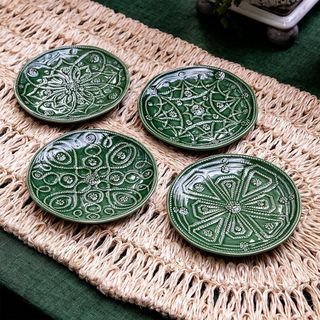 Jardins Du Monde Assorted Side Plate, Set of 4
