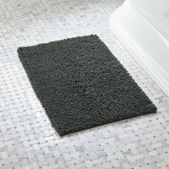 Loop Graphite Bath Rug