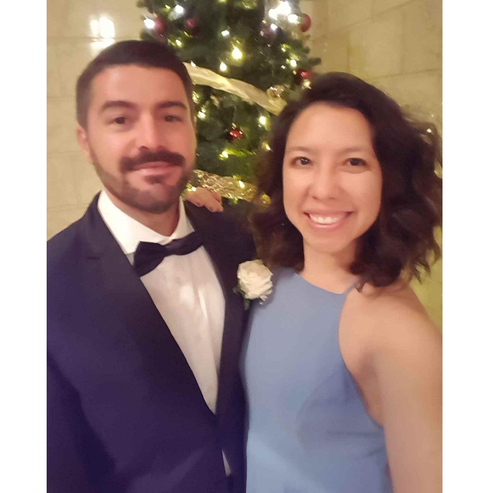 Our first "prom" together
