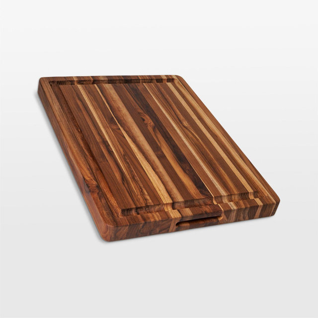 Teakhaus Traditional Carving Board with Juice Groove, 20"x15"