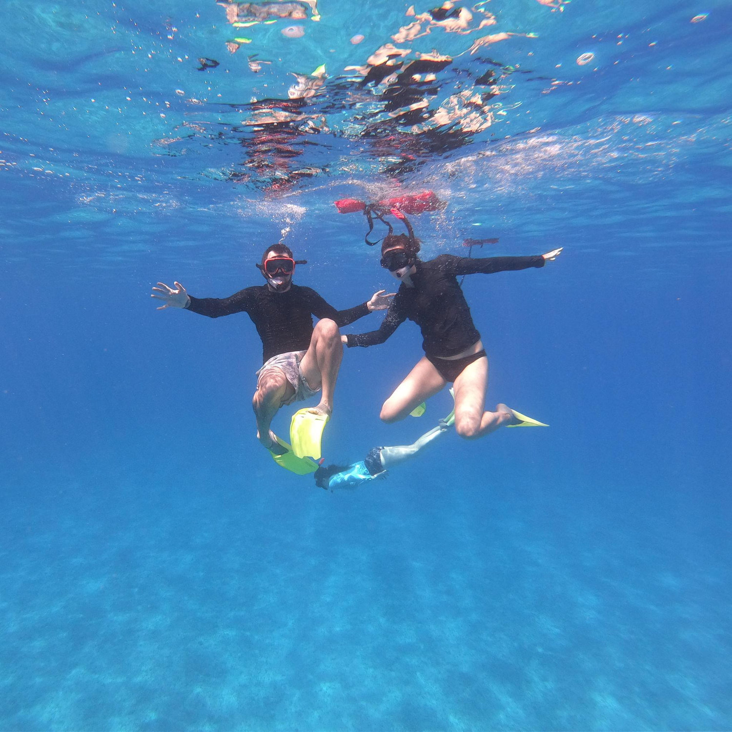 We got to snorkel too!