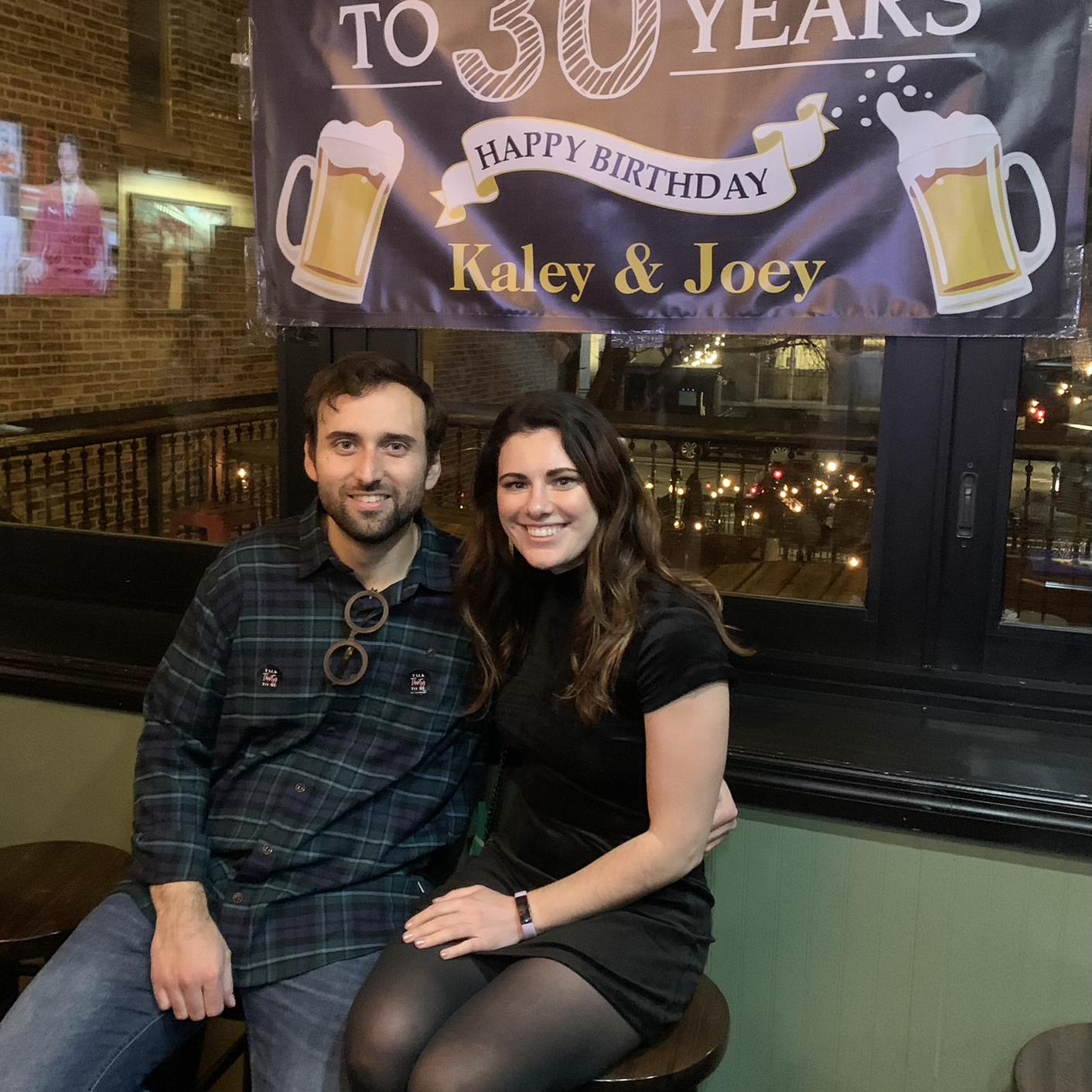 Celebrating their combined 30th birthday party!