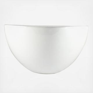 Sintra White Glazed Terra Cotta Bowl