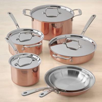 All-Clad C4 Copper 10-Piece Cookware Set