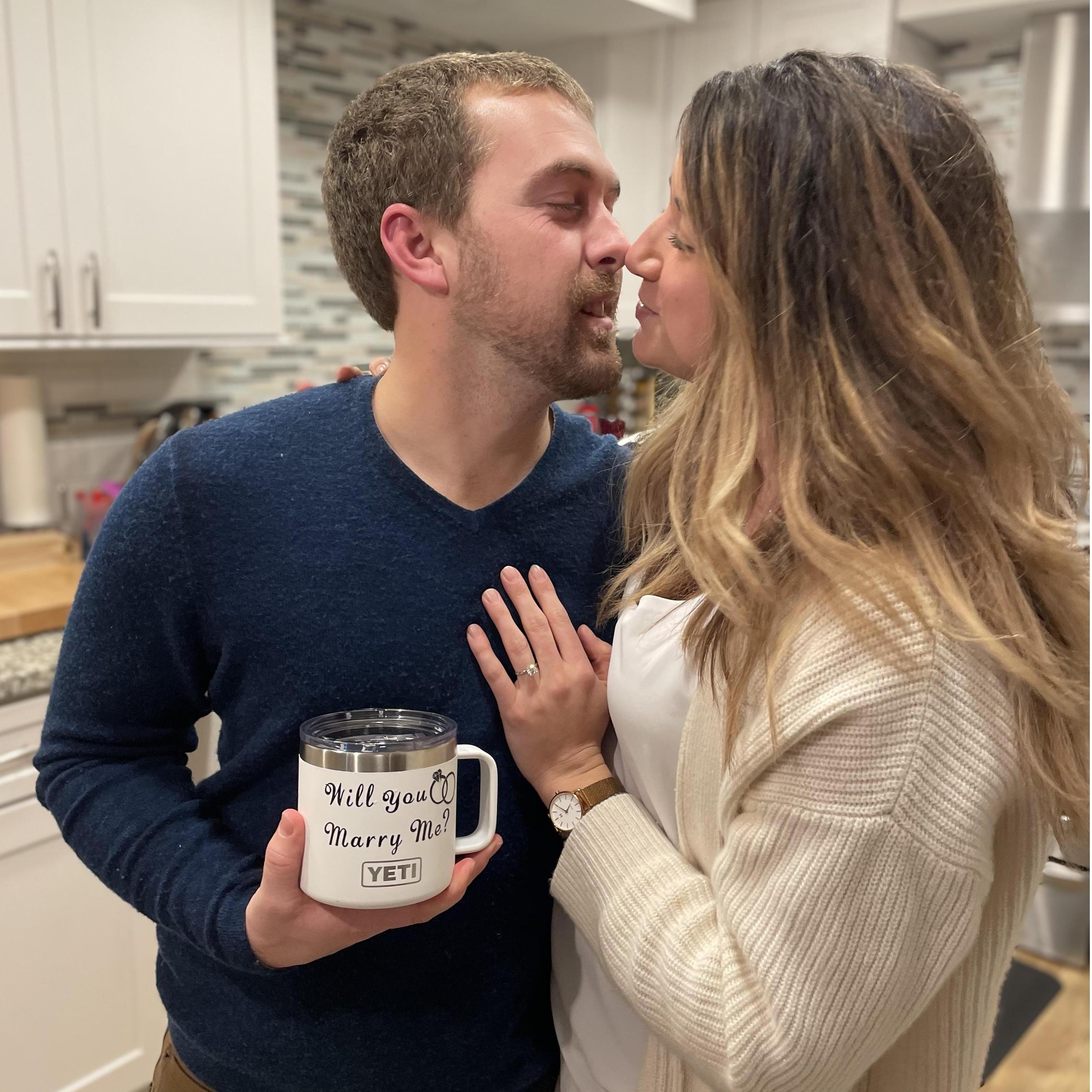 The night we got engaged <3