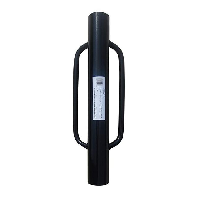 MTB Fence Post Driver with Handle, 12LB Black. Your Best Garden Partner
