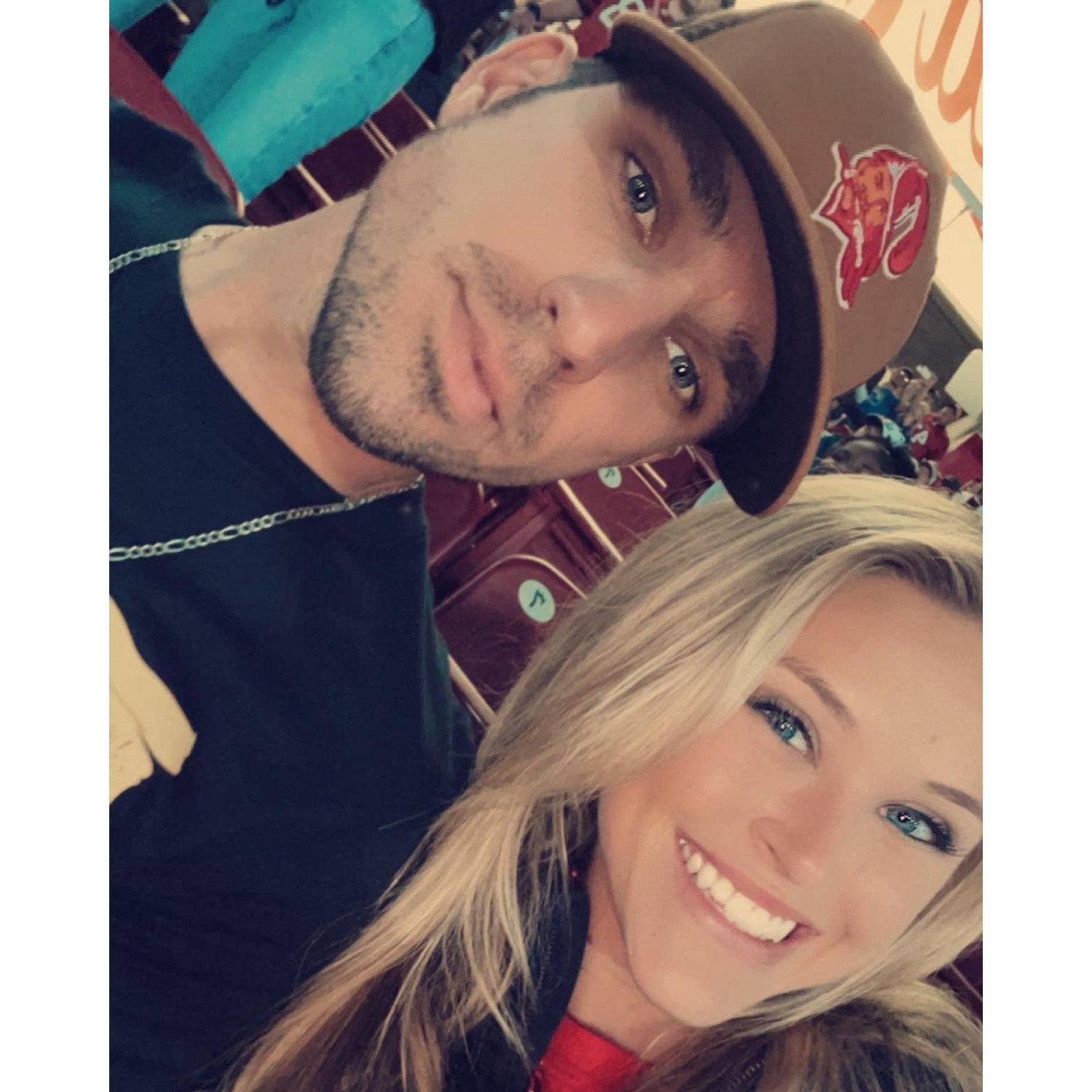 One of our first games together! We love going to support the Bucs and Bolts!