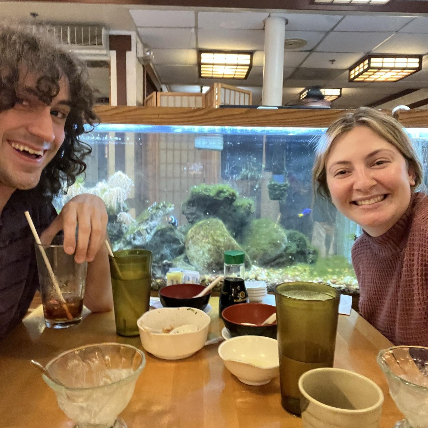 Before Hinode closed! It was a Cole's birthday tradition.