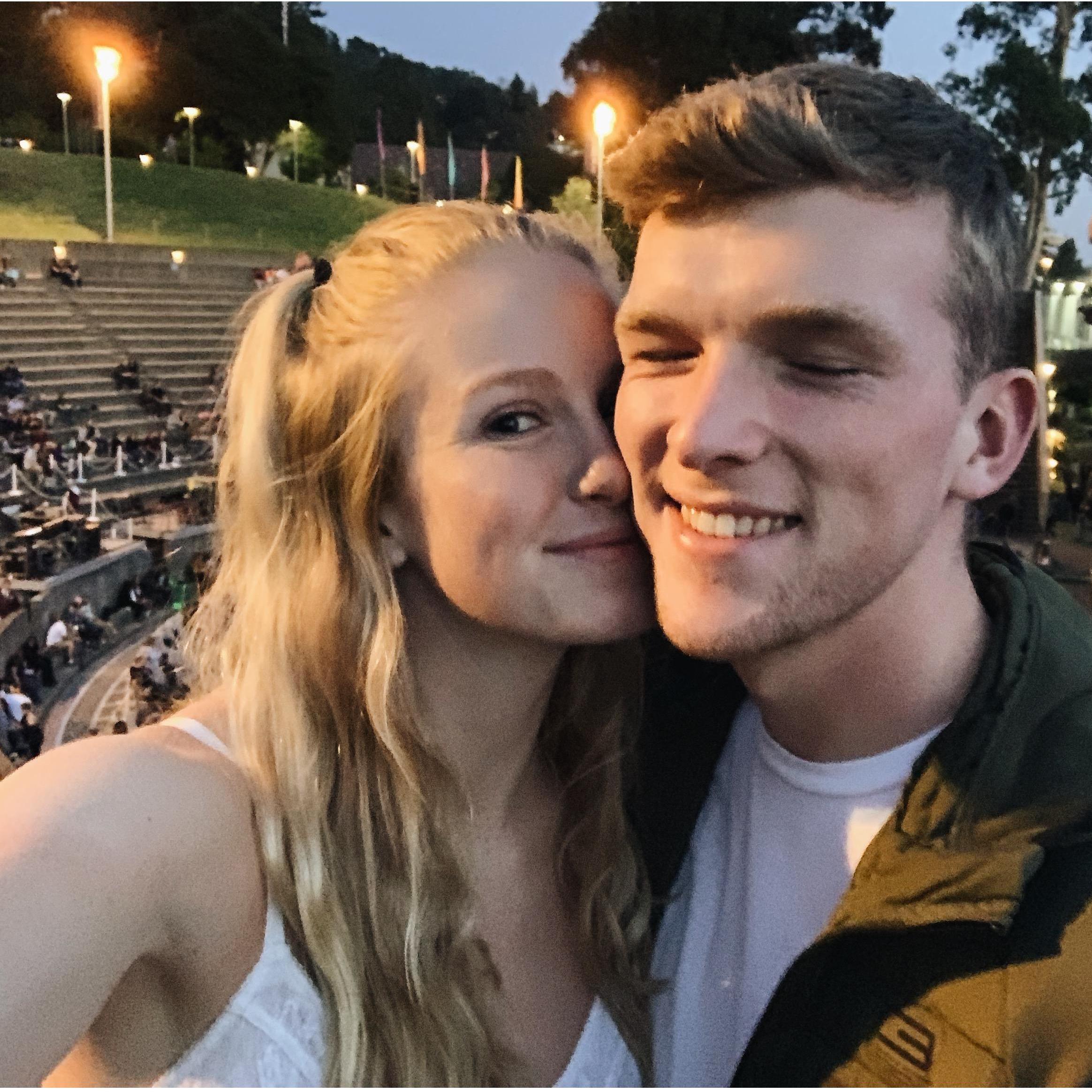 Our first concert together. (October 2019)