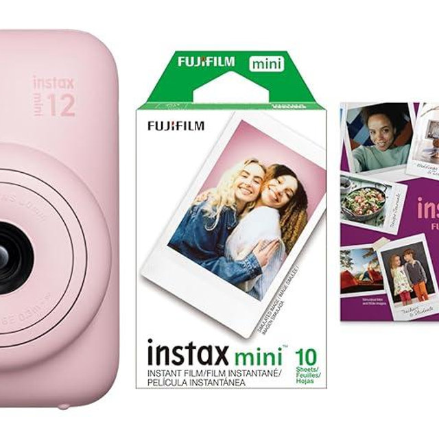 FUJIFILM INSTAX MINI 12 Pink Bundle 2025