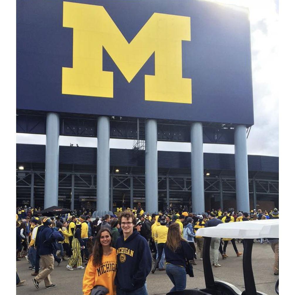 Frequent visits to see Grant in Ann Arbor while in undergrad