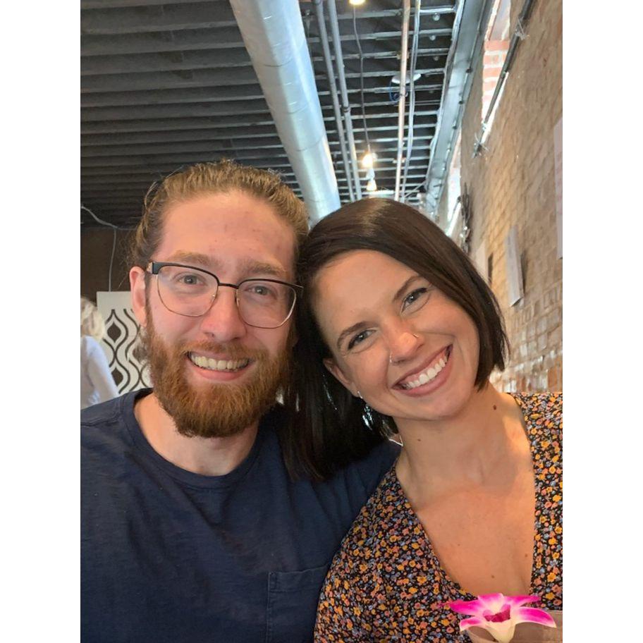 We took this photo the day we became boyfriend and girlfriend. Pre lasik for Vaughn