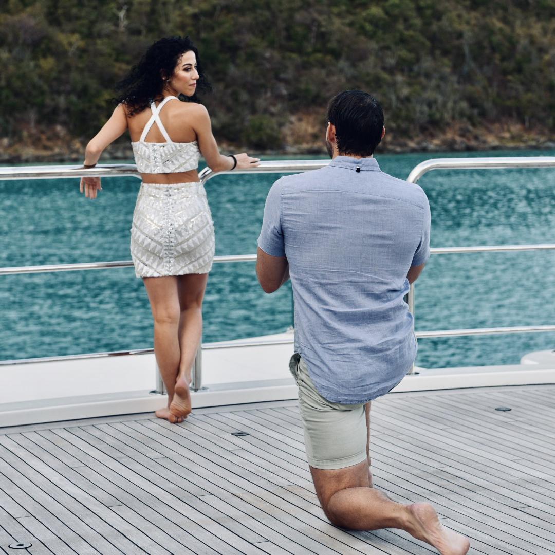 He kneeled to the ground and pulled out a ring! (Meghan’s Bay, US Virgin Islands, 3/16/23)