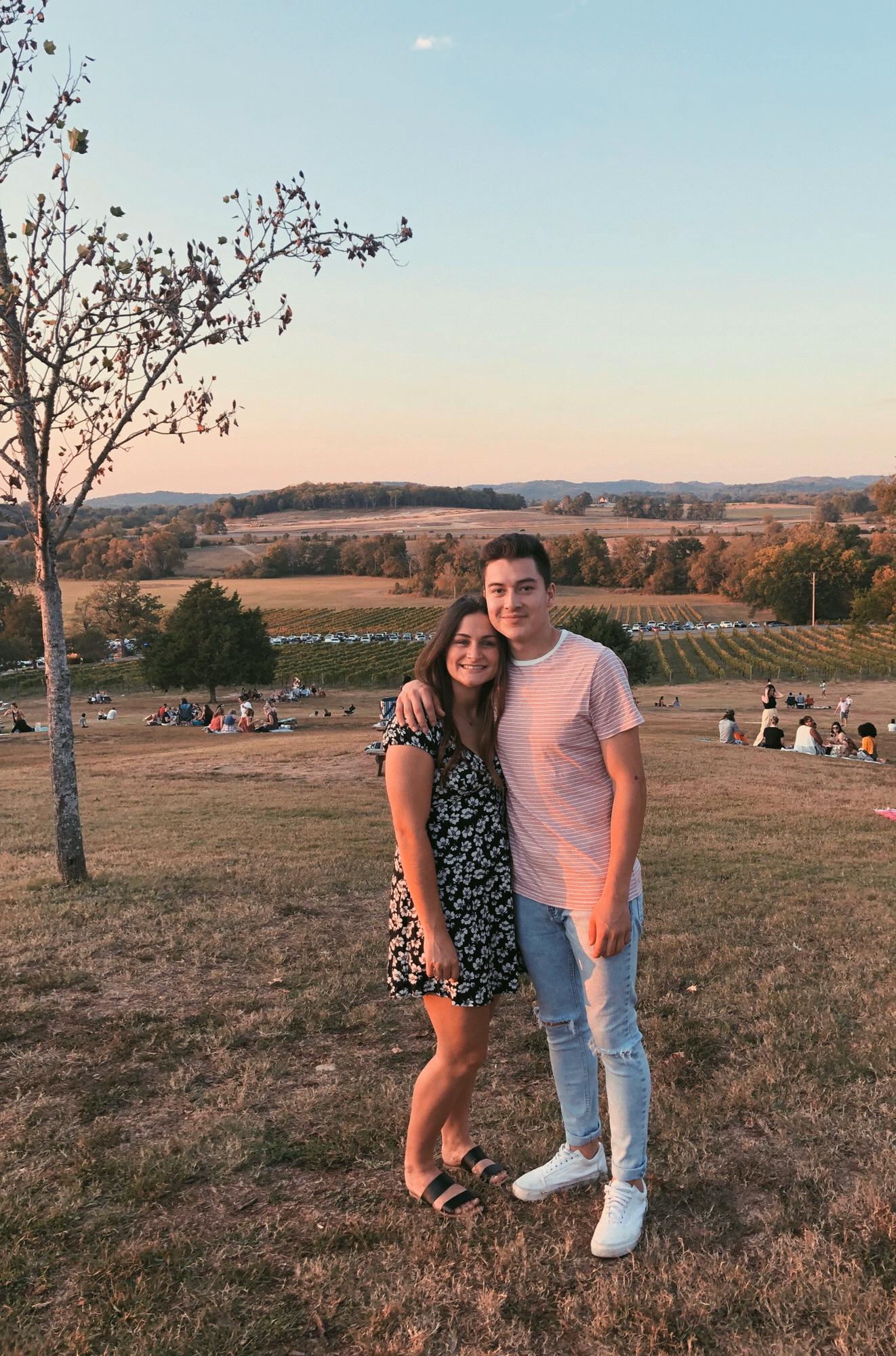 We had no clue we’d be getting engaged here a few months later 🤫