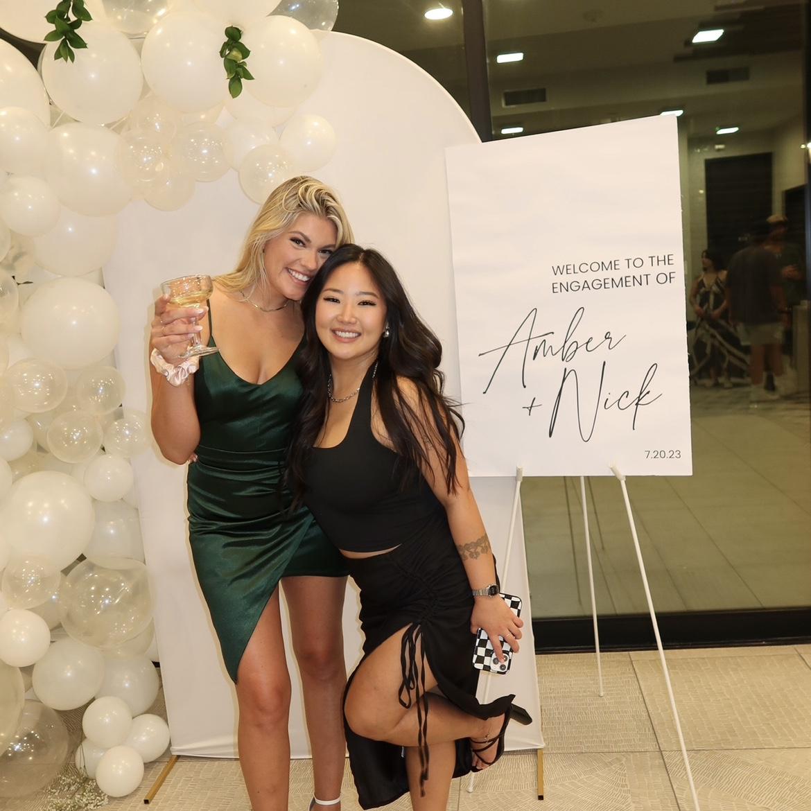 Ah Reum & Aubrey (The Premier Party Planners!!!) put our SURPRISE engagement party together the second they got the Facetime <3